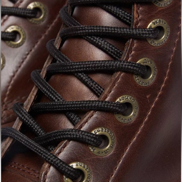 1460 PASCAL MAX PULL UP LEATHER PLATFORM BOOTS - Size 6  NWOB.   NEVER WORN! - Picture 3 of 9